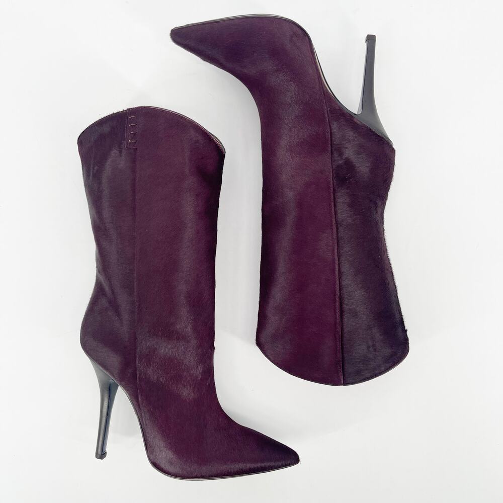 Lucchese Deep Purple Heeled Boots - Picture 4 of 12